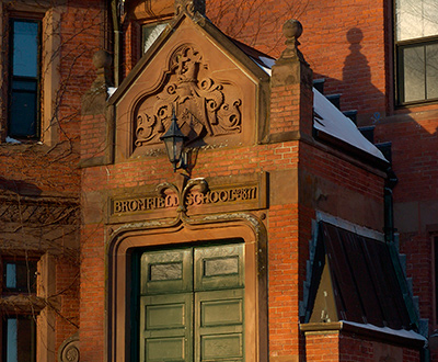 Bromfield entrance to the Library