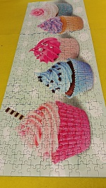 Photo of a completed jigsaw puzzle