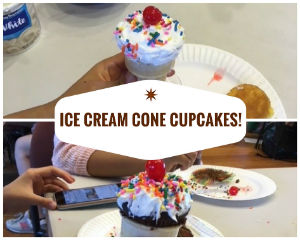 Ice Cream Cone Cupcakes!