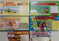 Photo of six board games