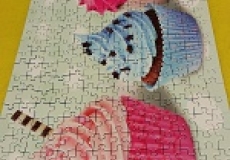 Photo of a completed jigsaw puzzle