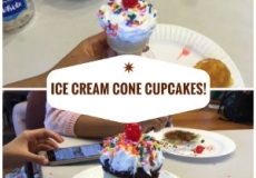 Ice Cream Cone Cupcakes!