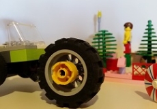 October Lego Club Photo of a car made of lego bricks