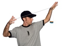 Man doing yo-yo trick