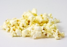 Photo of a small pile of popcorn