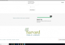 Image of a computer screen with summer reading information